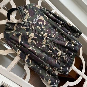 Spiritual Gangster boys size 14 camo hoodie